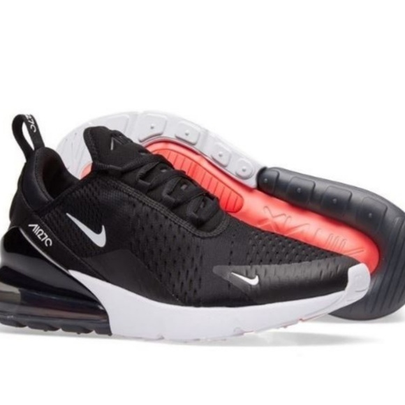 Men's Nike Air Max 270 Black/White/Anthracite - Picture 2 of 6